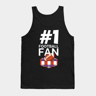 #1 Football fan Tank Top